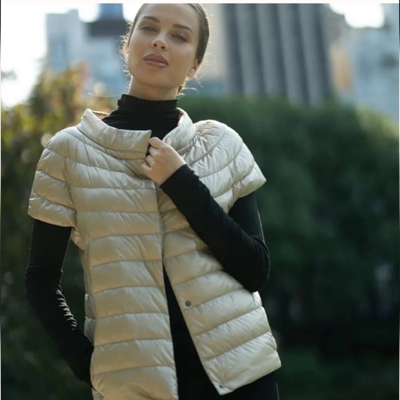 Cotes of London The St Barts Down Vest  Sz XXL Grey/Silver - Picture 10 of 13